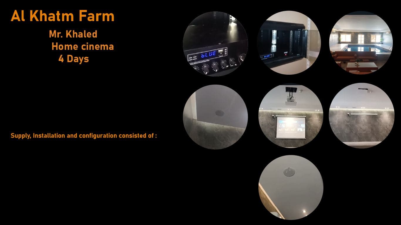 Al Khatm Farm — Pool-Lounge Home Cinema with Motorised Ceiling